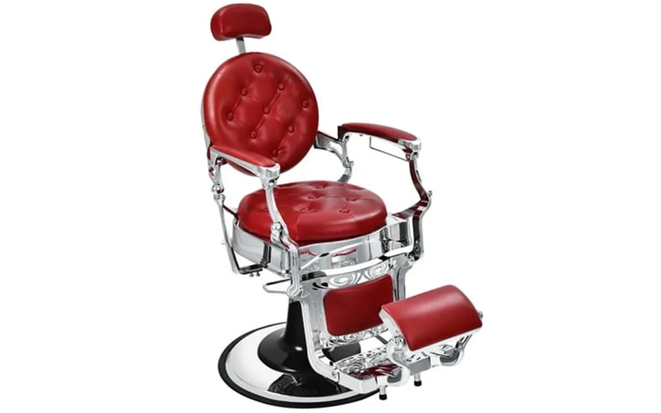 Costway Chair Salon Chair Hydraulic Recline Beauty Spa Styling Equipment Red