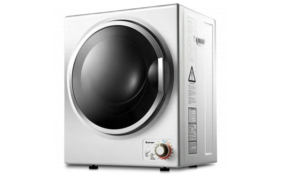 Costway Electric Tumble Compact Cloth Dryer Stainless Steel Wall Mounted 1