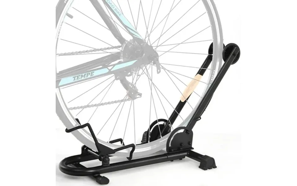 Costway Foldable Bike Floor Parking Rack Home Garage Storage Stand Fit 20 -29