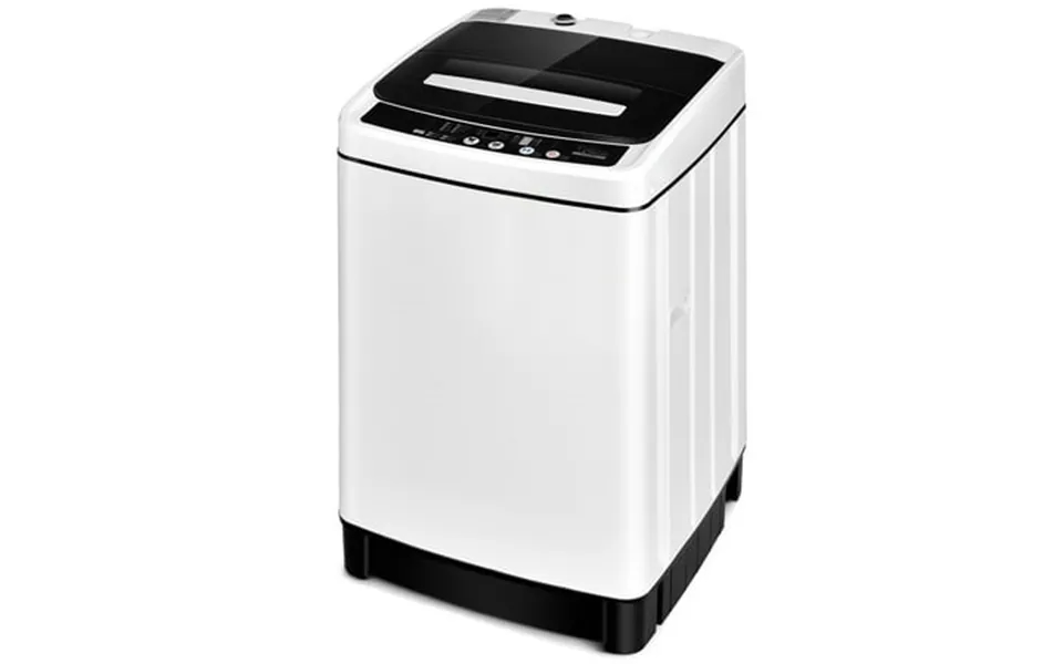 Costway Full-automatic Washing Machine 1.5 Cu.ft 11 Lbs Spin Dryer White