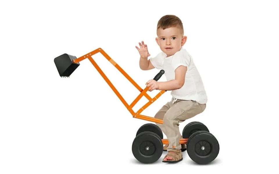 Costway Heavy Duty Kid Ride-on Sand Digger Digging Scooper Excavator For Sand Toy