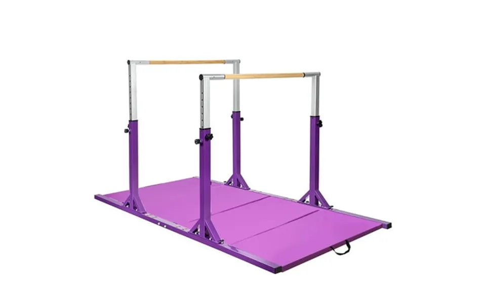 Costway Horizontal Train Bar W 4 X8 X2 Gymnastics Mat Folding Panel Exercise Fitness