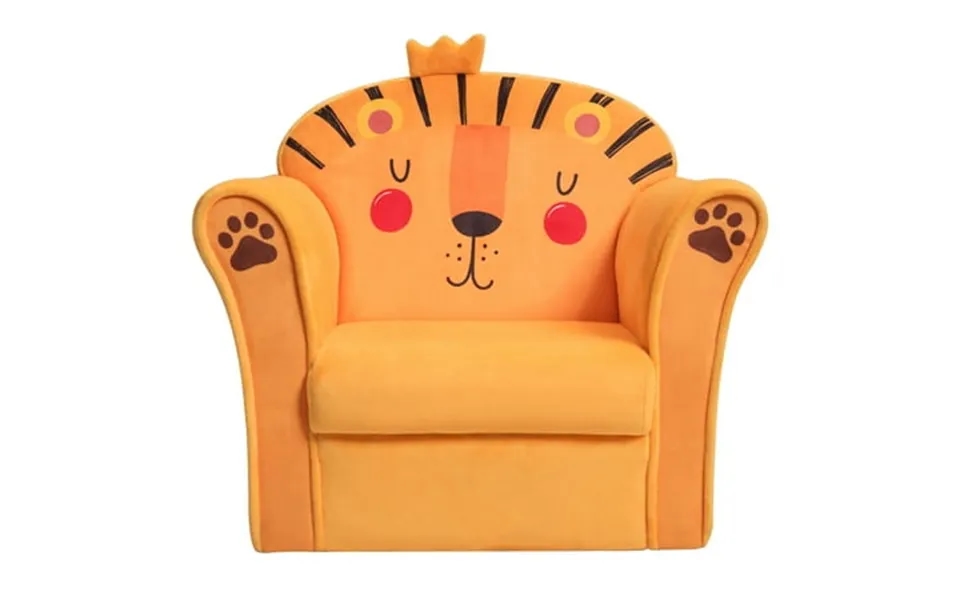 Costway Kids Lion Sofa Children Armrest Couch Toddler Furniture Gift