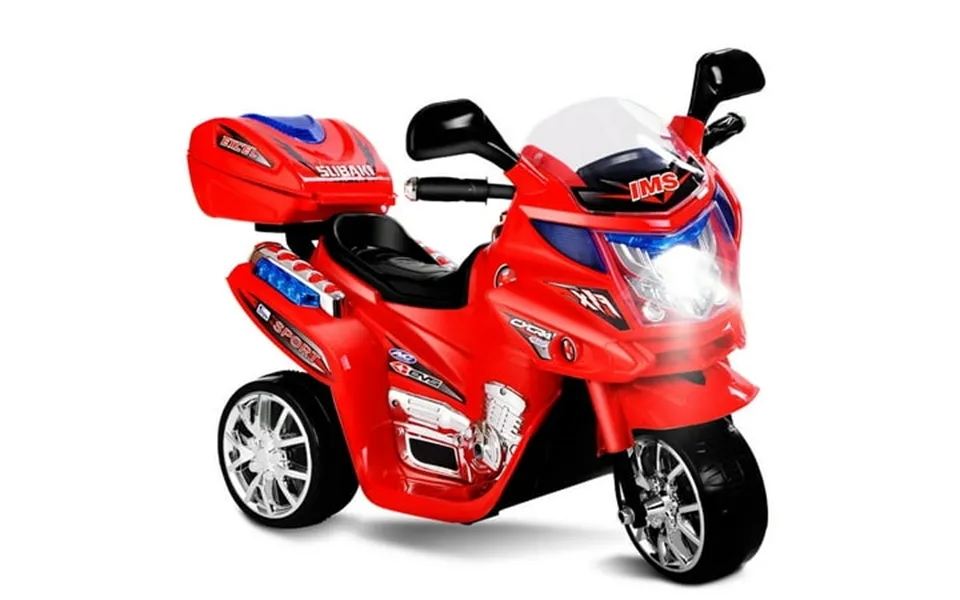 Costway Kids Ride On Motorcycle 3 Wheel 6v Battery Powered Electric Toy Power Bicycle Red