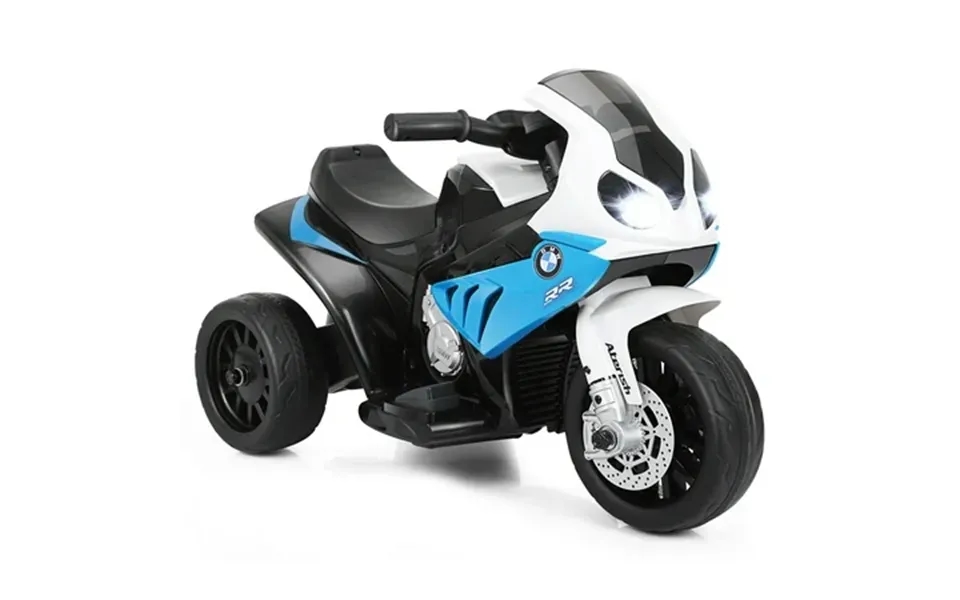 Costway Kids Ride On Motorcycle Bmw Licensed 6v Electric 3 Wheels Bicycle Music & Light Blue