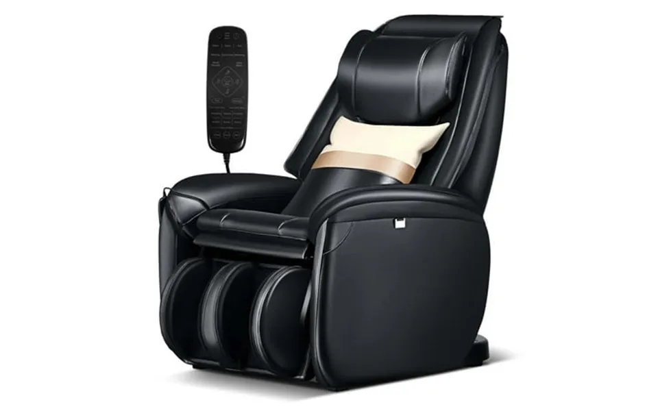 Costway Massage Chair Full Body Sl Track Zero Gravity With Pillow Reversible Footrest Heat Black