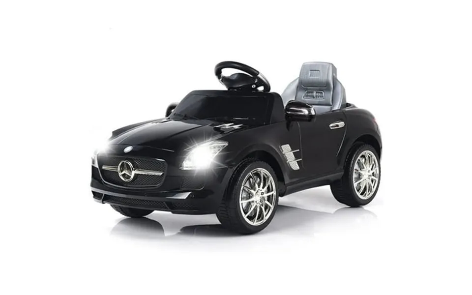 Costway Mercedes Benz Sls R C Mp3 Kids Ride On Car Electric Battery Toy Black