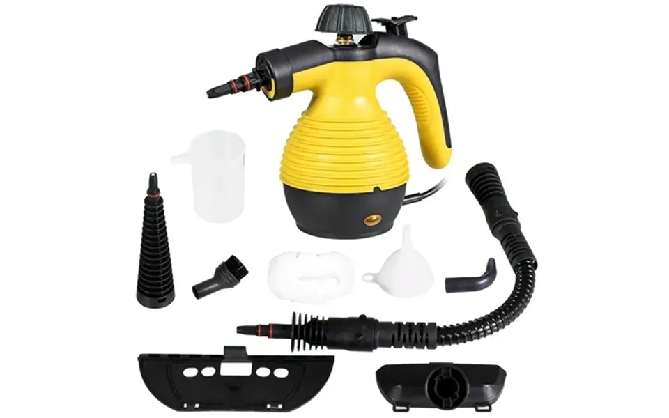 Costway Multifunction Portable Steamer Household Steam Cleaner 1050w With Attachments Yellow