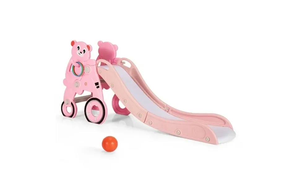 Costway Plastic Foldable Toddler Climber Slide 11lbs 60 X 30 X 28