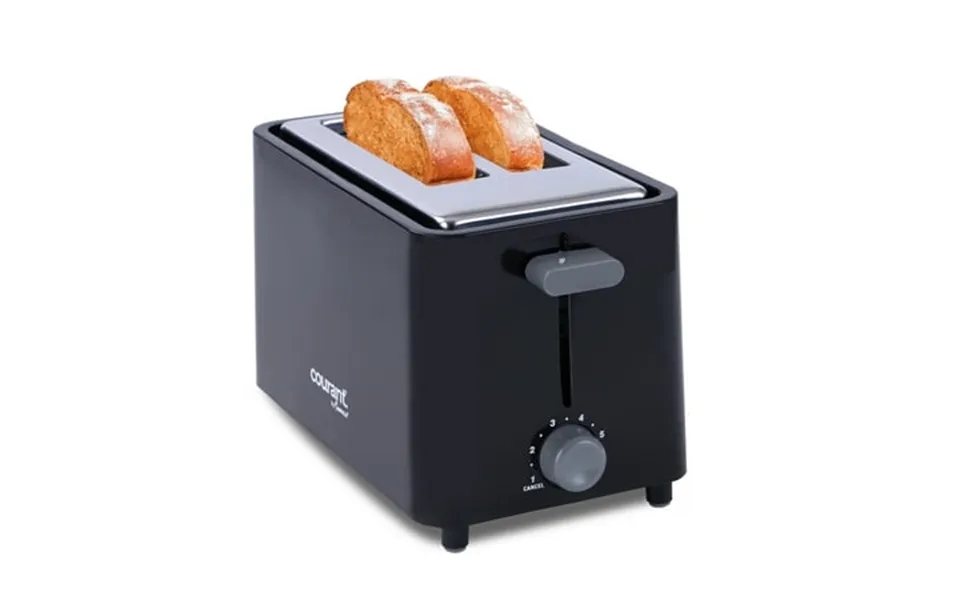 Courant 2 Slice Toaster Cool Touch - Black
