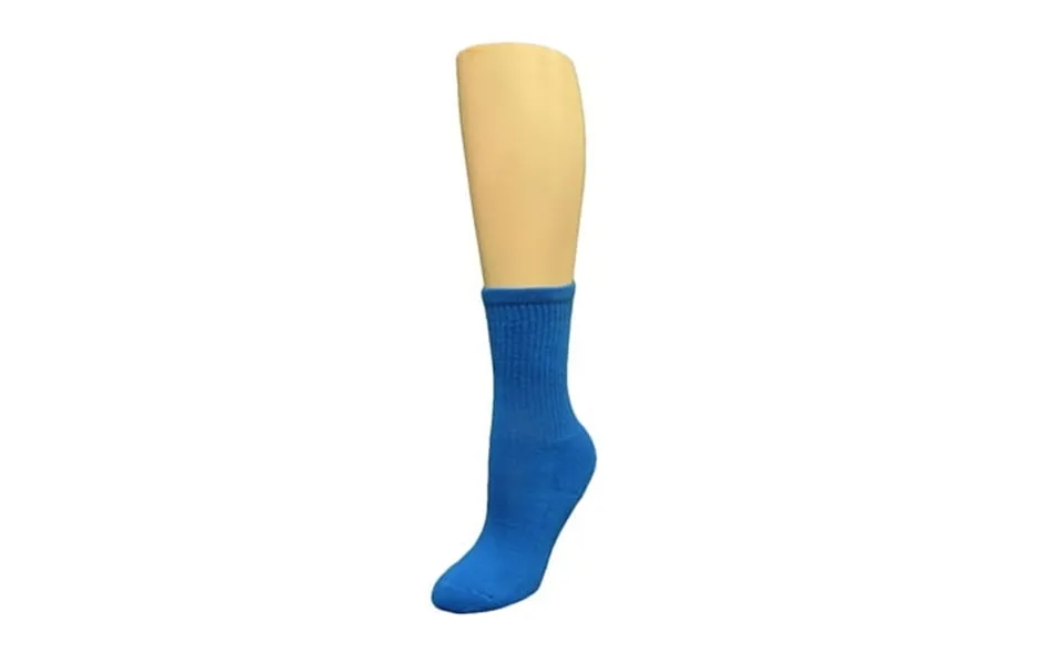 Couver Cushioned Kids Youth Over The Ankle Crew Sports Softball Baseball Socks Blue 6 - 9 Years