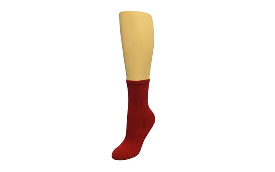 Couver Cushioned Kids Youth Over The Ankle Crew Sports Softball Baseball Socks Dark Red 6 - 9 Years