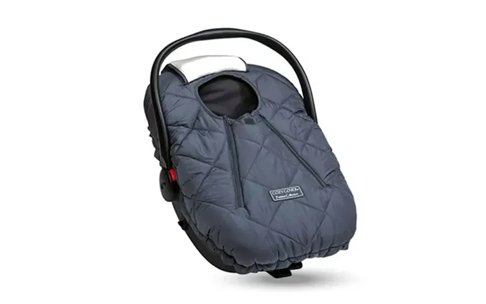 Cozy Cover Premium Infant Car Seat Cover Charcoal With Polar Fleece - The Industry Leading Infant Carrier Cover Trusted