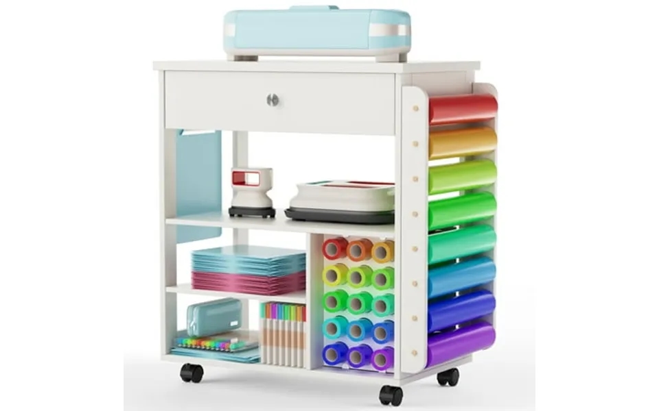 Crafit Craft Cart Table Cricut Machine Table Sewing Table For Adult Craft Room Home