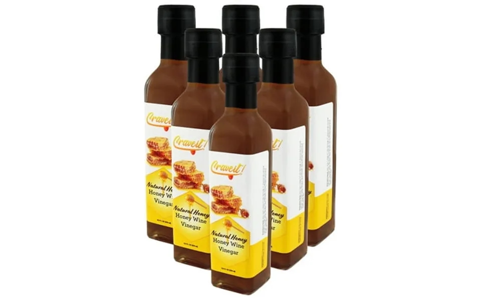 Crave It Natural Honey Wine Vinegar - Make Tasteful Dressings Marinades And Glazes 8