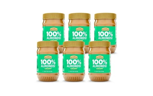 Crazy Richard S Almond Creamy Dry Roasted Butter No Added Sugar Non-gmo 16oz Pack Of 6 product image