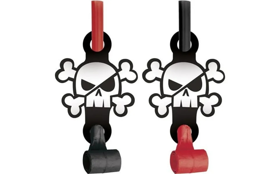 Creative Converting 340053 Treasure Island Pirate Party Blowers 8 Count