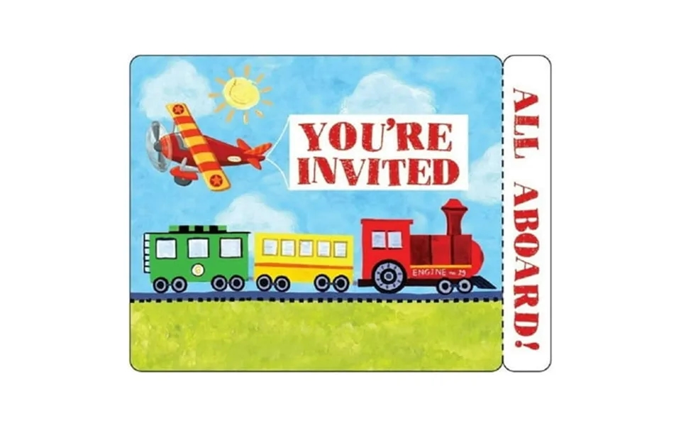 Creative Converting On-the-go 8 Count Postcard Party Invitations