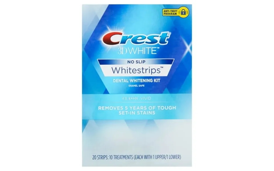 Crest 3d White Whitestrips Classic Vivid Teeth Whitening Kit 10 Treatments