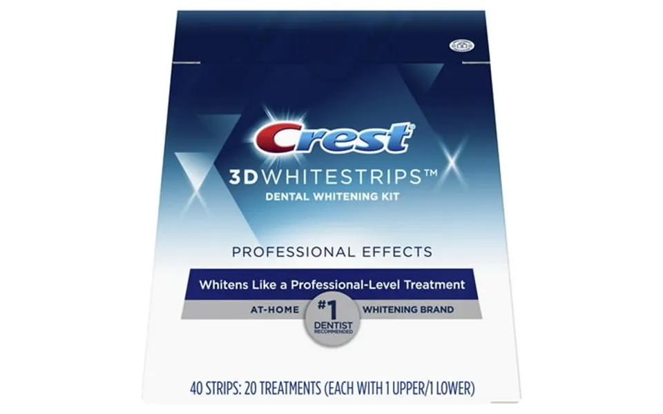 Crest 3d Whitestrips Professional Effects Teeth Whitening Strips Kit 20 Treatments
