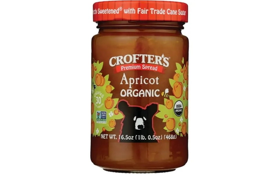 Crofter S Premium Spread Organic - Apricot 16.5 Oz Jar