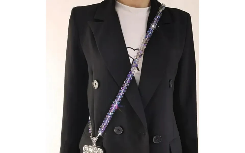 Crossbody Lanyard With Phone Tether Patches Compatible With Most Phones Silver Long