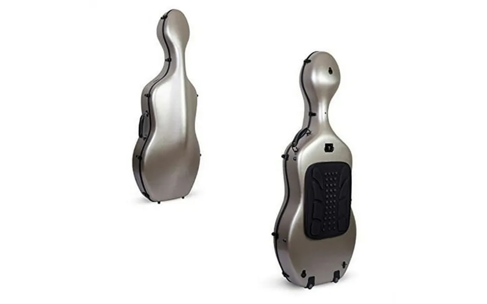 Crossrock 4 4 Cello Guitar Case Lightweight Poly Carbon Composite With Backpack Wheels