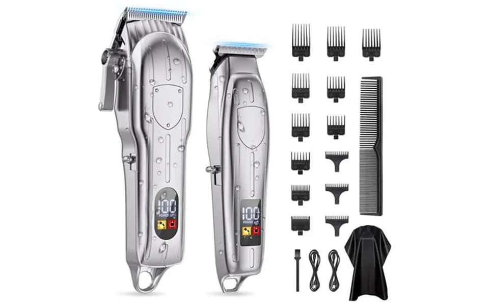 Cshidworld Electric Beard Trimmers Kit 13 Piece Unisex Hair Clipper Set With Easy-clean Motor