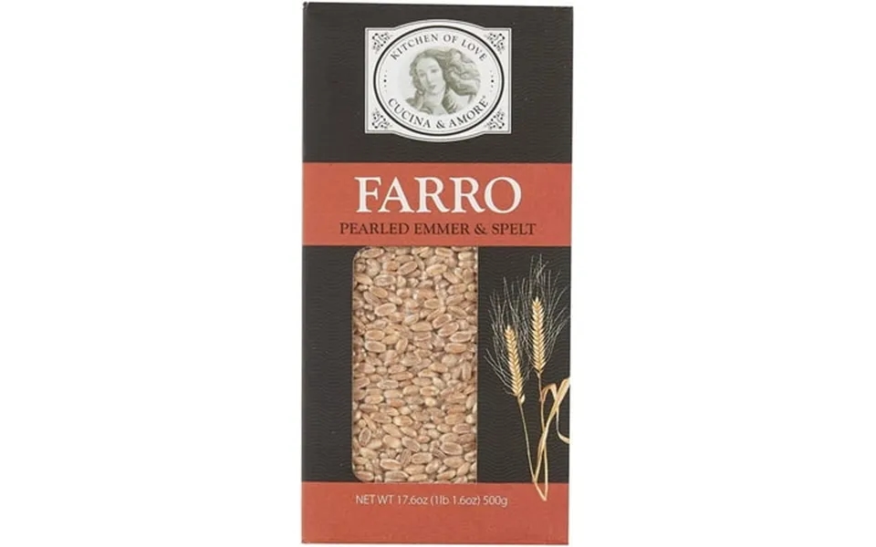 Cucina & Amore 1782226 17.6 Oz Farro Beans