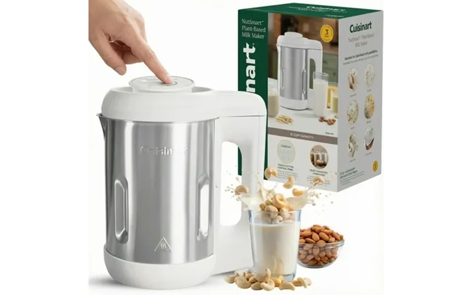 Cuisinart Nutsmart 50 Oz Nut Milk Maker Machine Makes Milk In 60 Seconds Easy To Use And Clean Perfect For Almond Milk S