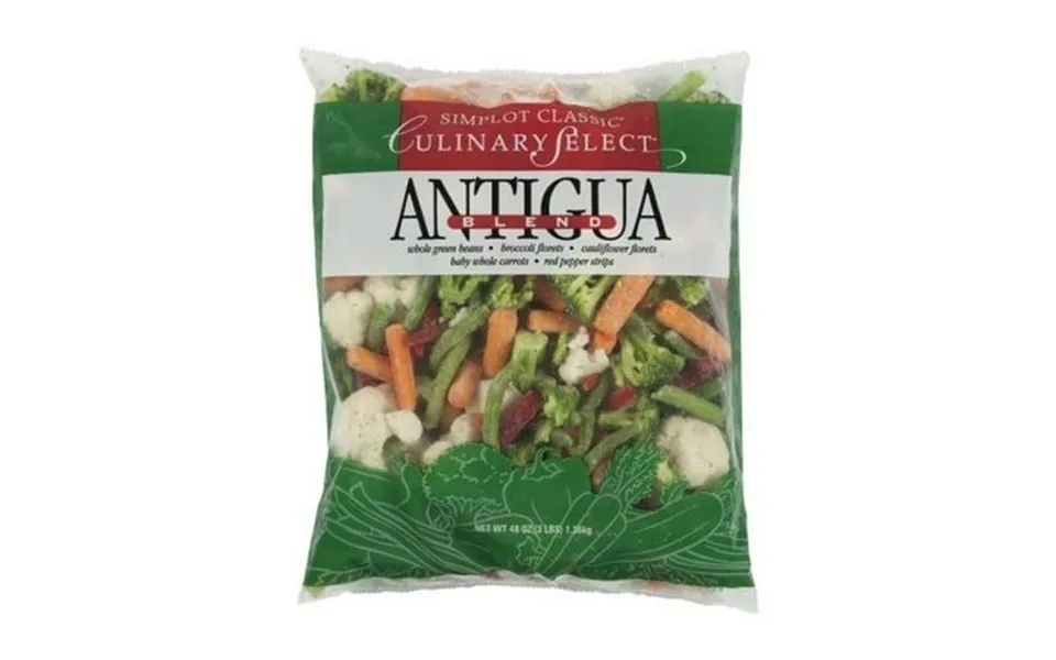 Culinary Select Antigua Vegetable Blend - 3 Lb. Package 8 Packages Per Case