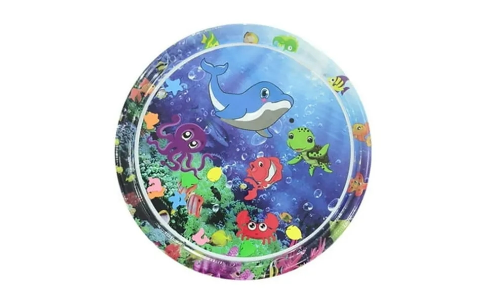 Cushion Pat Pad For Crawling Training Inflatable Seat Cushion Water Fillable Round Shape Large Size Thicker Design*2 Pac