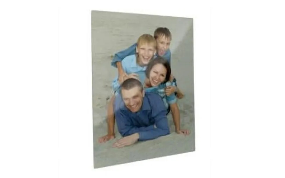 Custom 8x10 Metallic Photo Easel Personalized Metal Print With Tabletop Stand