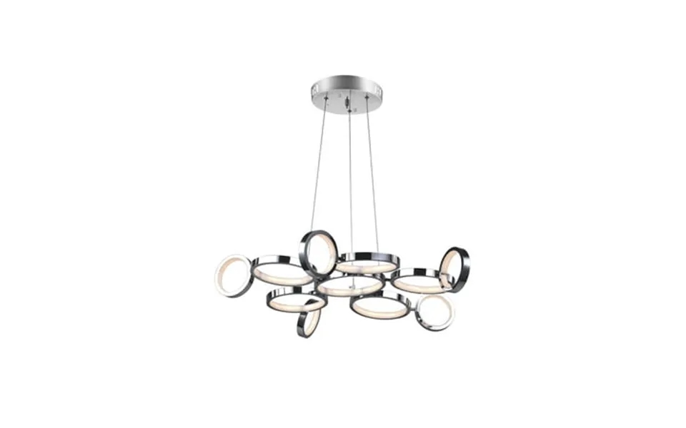 Cwi Lighting Colette Contemporary Metal Led Chandelier In Chrome