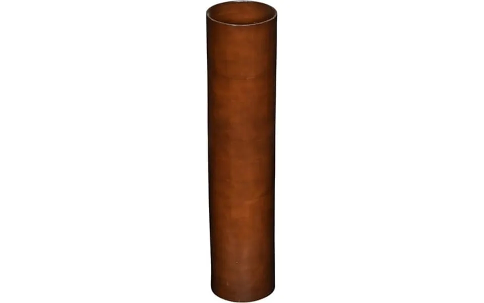 Cylinder Bamboo Floor Vase 20-inch - Cocoa Brown Tall Vase For Home Office Living Room And Bedroom