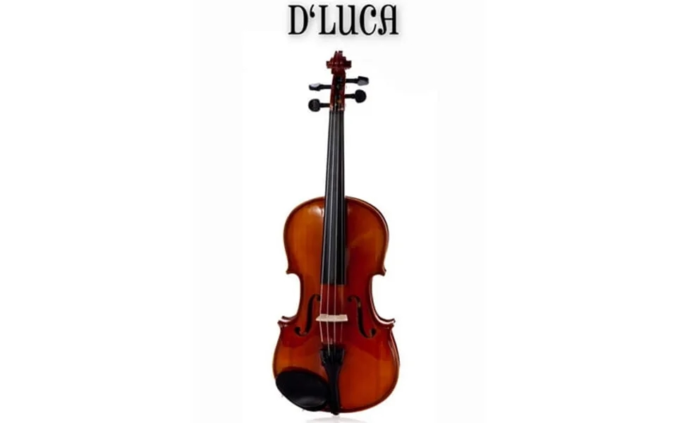 D Luca Meister Ebony Fitted Beginner Violin Outfit 1 4
