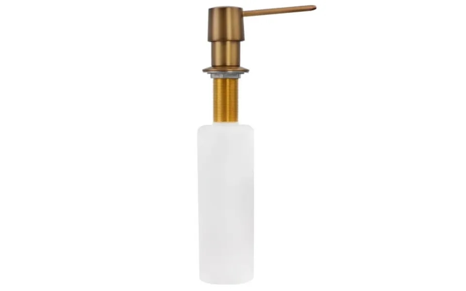 D2171-19 Heavy Duty Sink Deck Mount Soap Dispenser With Refillable 12 Oz Bottle Campagne Bronze