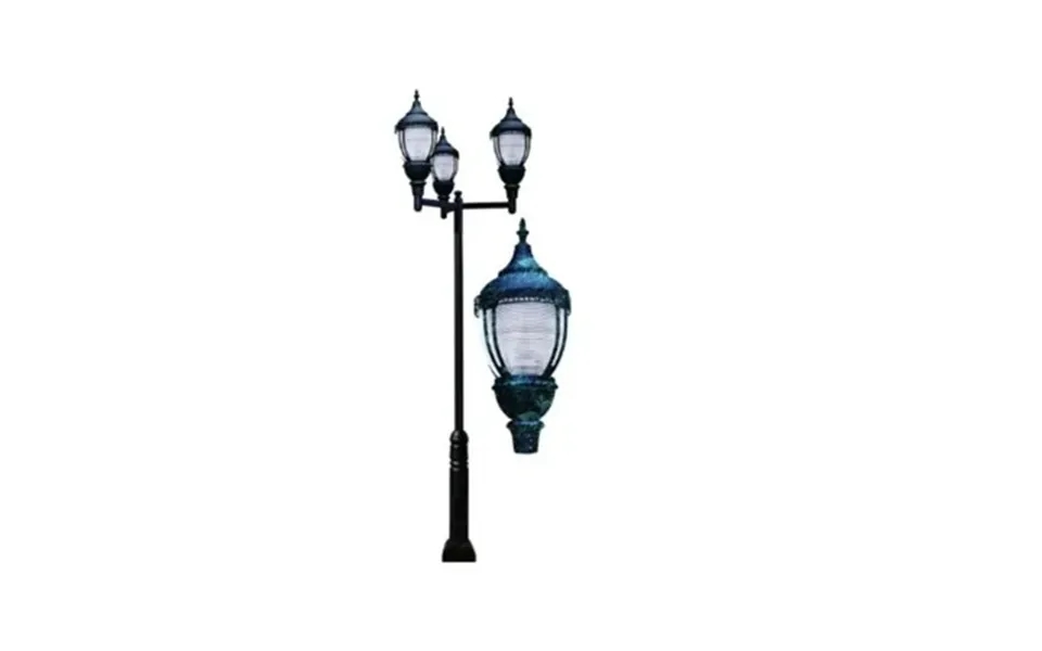 Dabmar Lighting Gm9101-l54-50k-vg 120v-277v E39 Led 54w 50k Cast Aluminium 1 Post Top Light Fixture Pole Plus Base Verde
