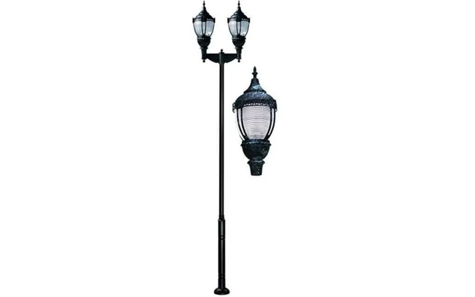 Dabmar Lighting Gm9102-l160-50k-vg 120v-277v E39 2x Led 80w 50k Cast Aluminium 1 Post Top Light Fixture Pole Plus Base V
