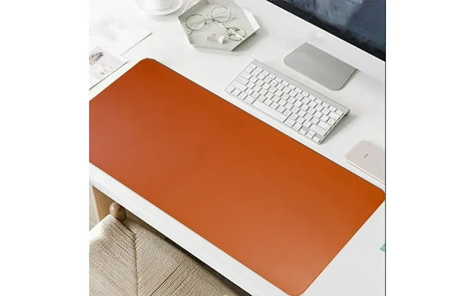 Dadiaei Non-slip Desk Pad 24 X12 - Pu Leather Waterproof Mouse Pad & Keyboard Mat Ultra Thin Desk Protector For Office H