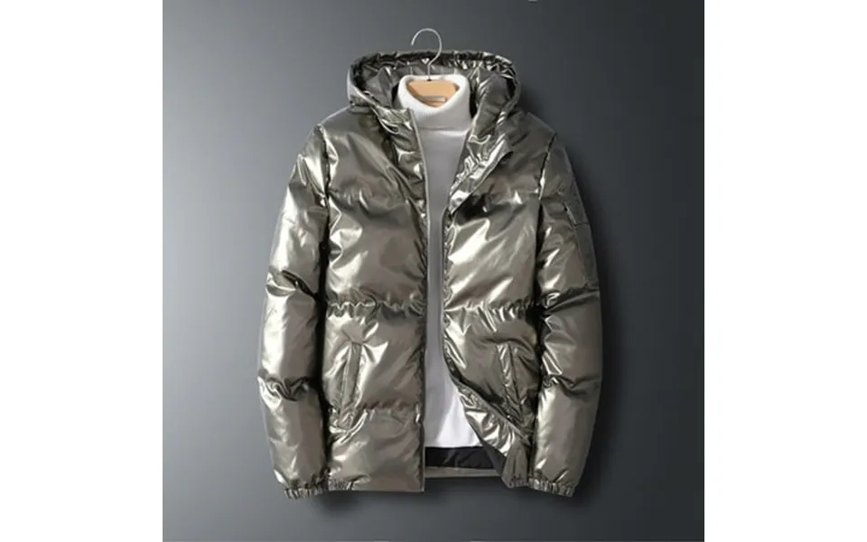 Daetiros Mens Puffer Jackets Padded Outdoor Autumn Winter Casual Mens Jackets With Hoods On Clearance Sale Gold