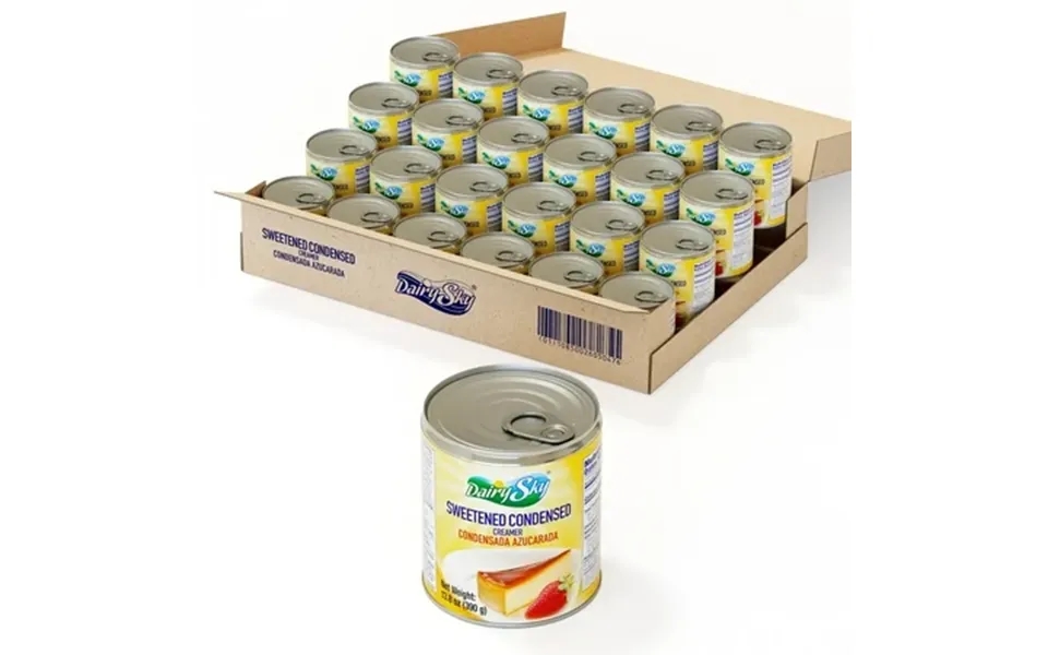 Dairysky Sweetened Condensed Creamer 13.8oz Rich & Creamy Shelf-stable Perfect For Coffee Baking & Desserts Pack Of 24