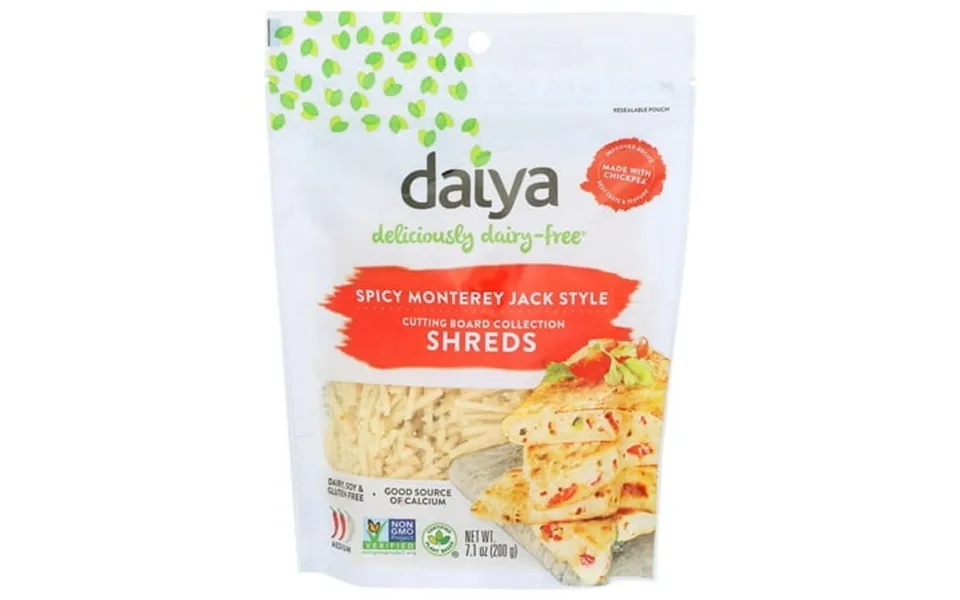 Daiya Deliciously Dairy Free Cutting Board Pepperjack Style Cheese Shreds 7