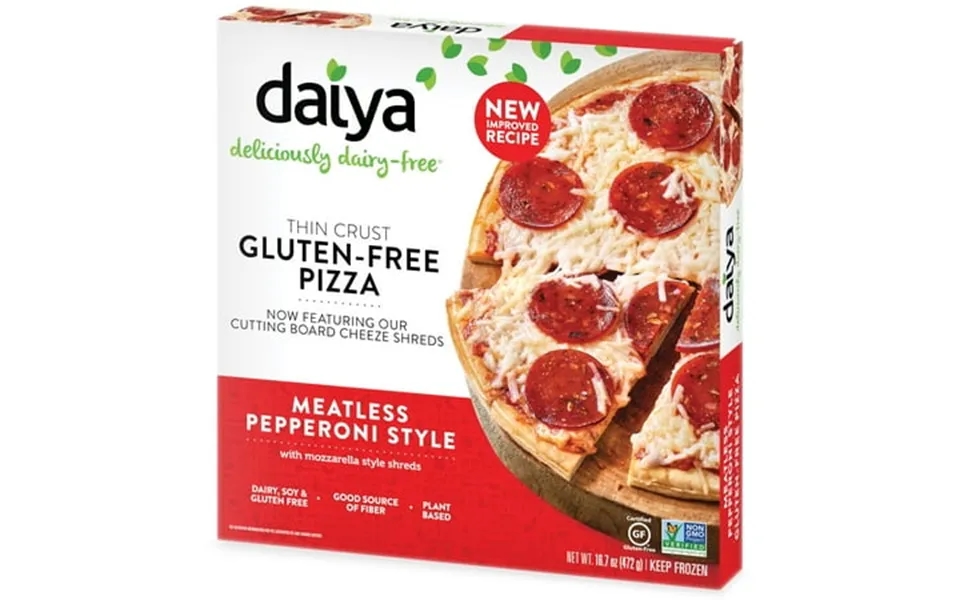 Daiya Deliciously Dairy Free Thin Crust Meatless Pepperoni Style Pizza 16