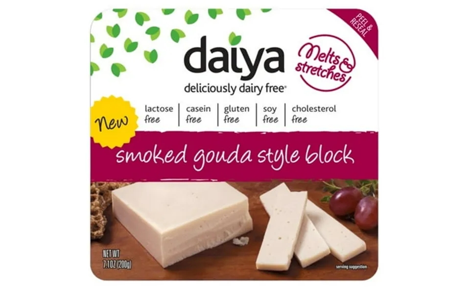 Daiya Foods Smoked Gouda Style Cheese Block 7.1 Ounce -- 8 Per Case