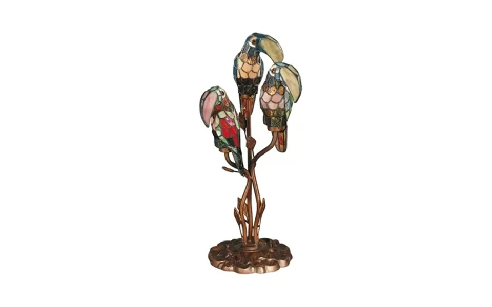 Dale Tiffany Three Parrots Table Lamp
