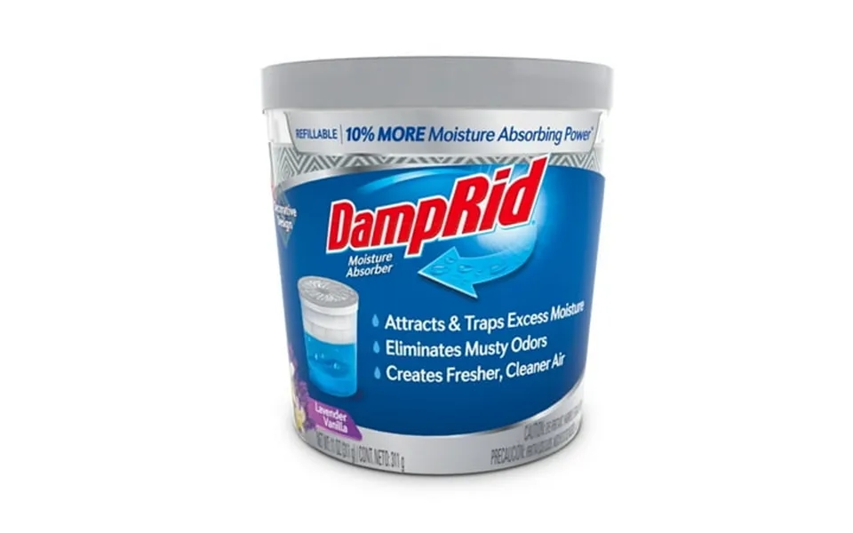 Damprid Refillable Moisture Absorber Lavender Vanilla 11 Ounce