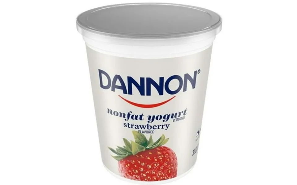 Dannon Strawberry Nonfat Yogurt 32 Ounce -- 6 Per Case.