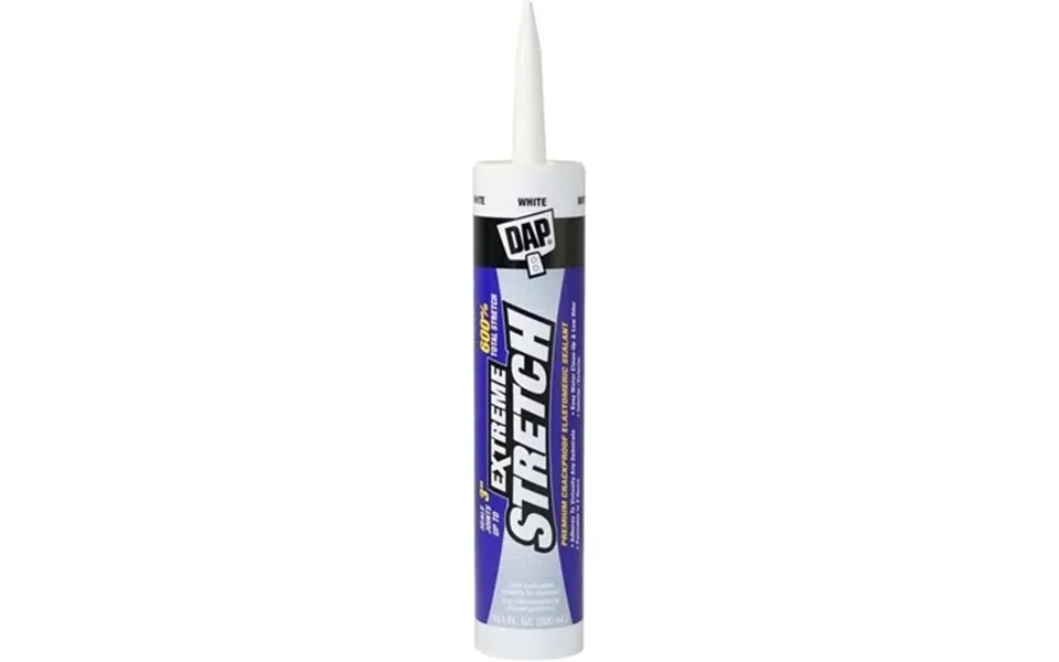 Dap 18715 6 Pack 10.1 Oz. Extreme Stretch Premium Crackproof Elastomeric Sealant White