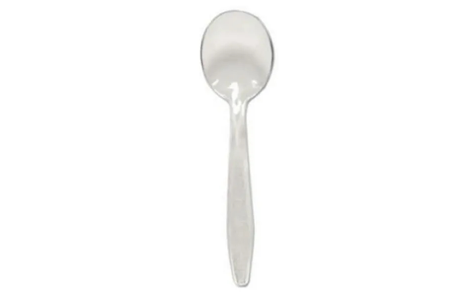 Dart Galaxy Guildware Extra Heavyweight Plastic Cutlery - Soup Spoons